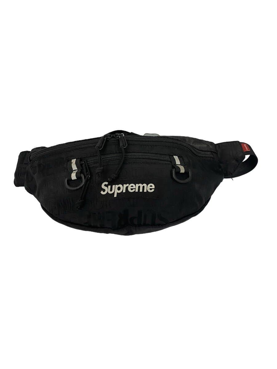 Supreme Waist Bag -- BLK All-over pattern