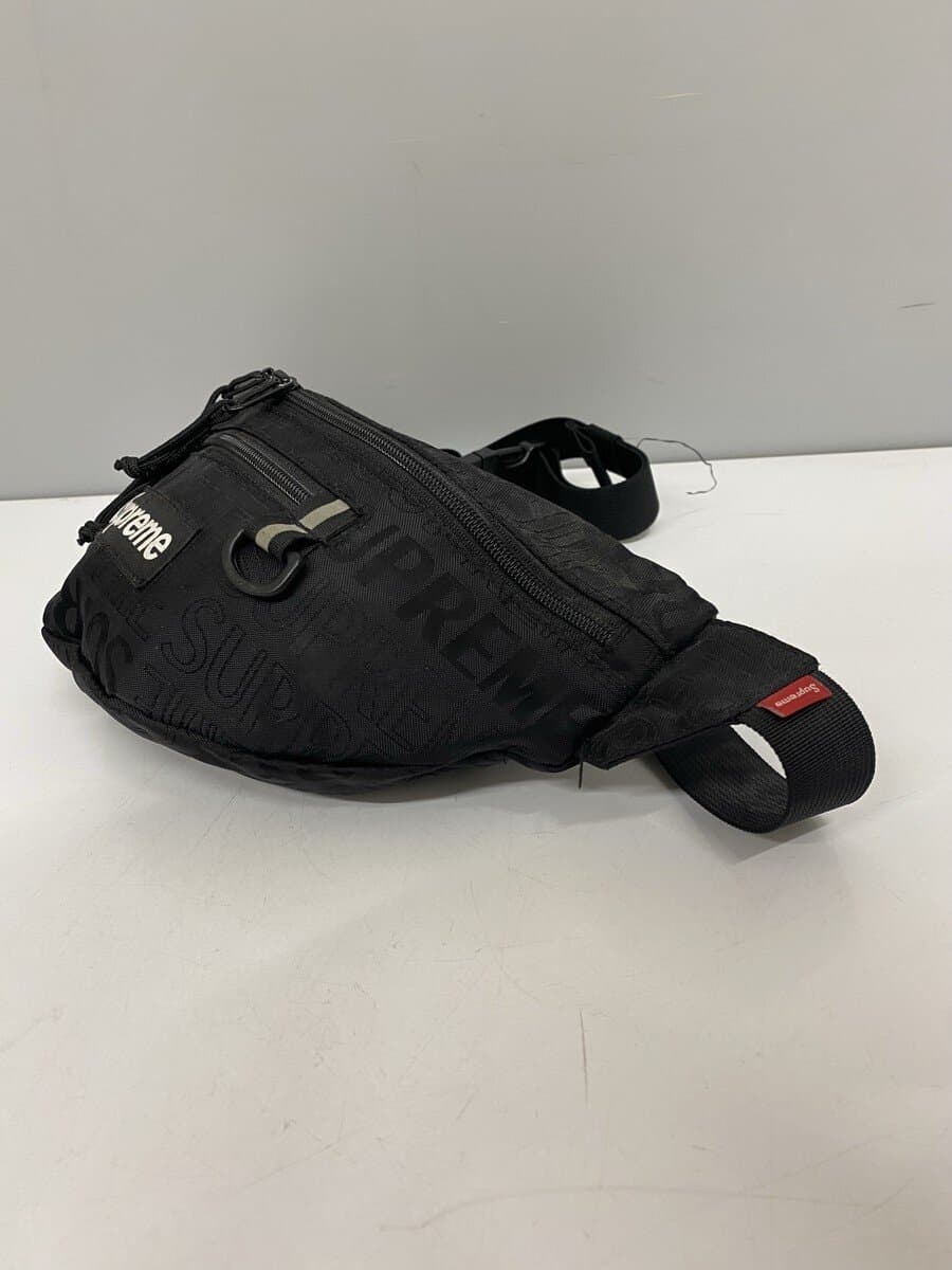 Supreme Waist Bag -- BLK All-over pattern 2