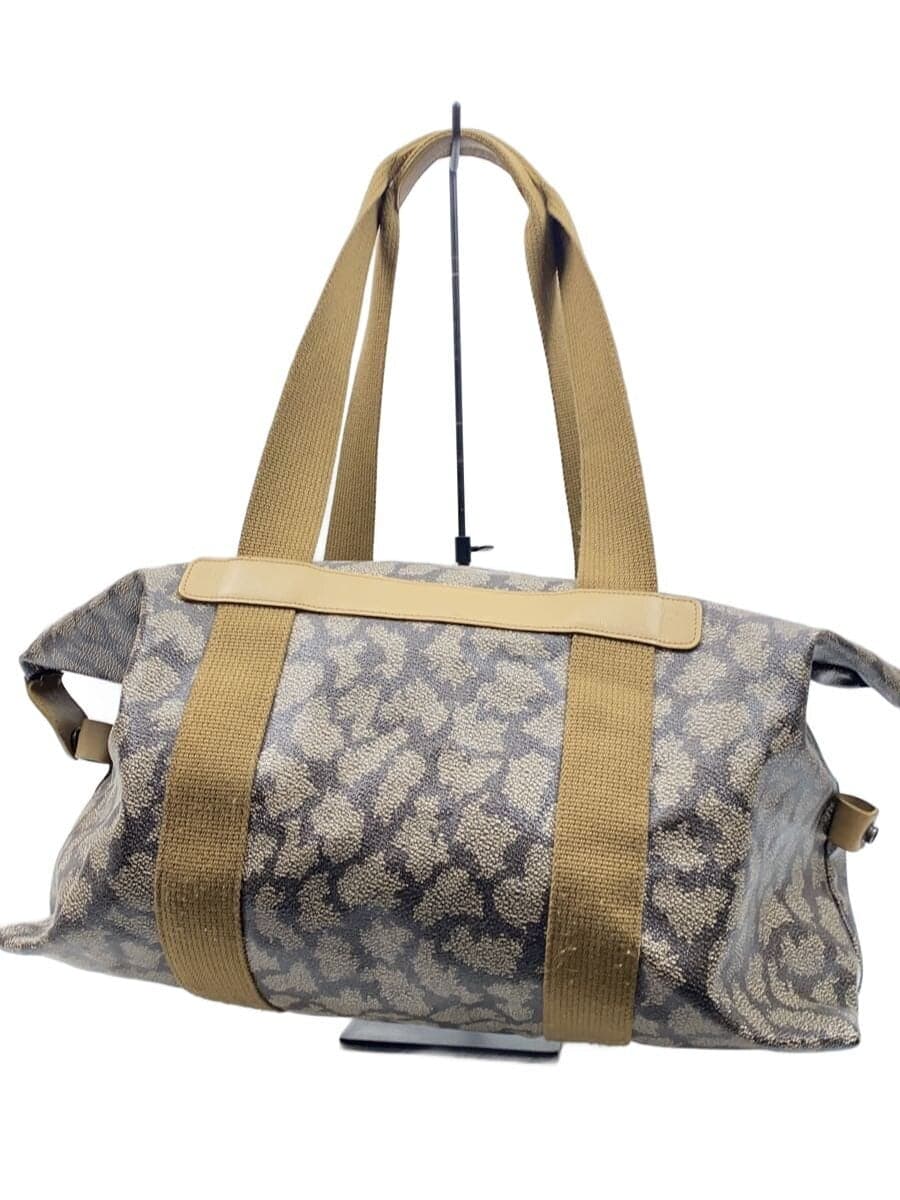YVES SAINT LAURENT Boston Bag PVC BRW Animal