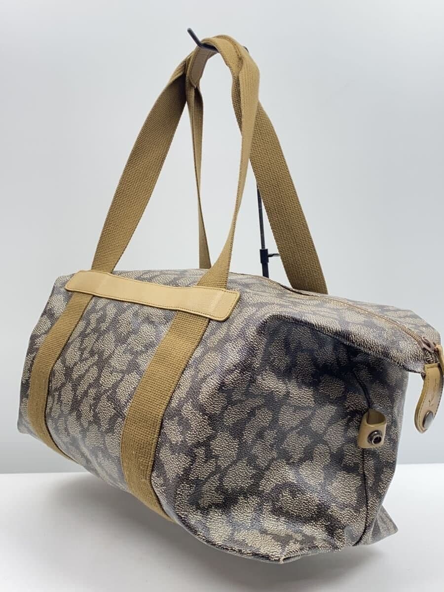 YVES SAINT LAURENT Boston Bag PVC BRW Animal 2