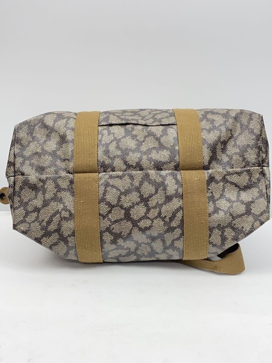 YVES SAINT LAURENT Boston Bag PVC BRW Animal 4