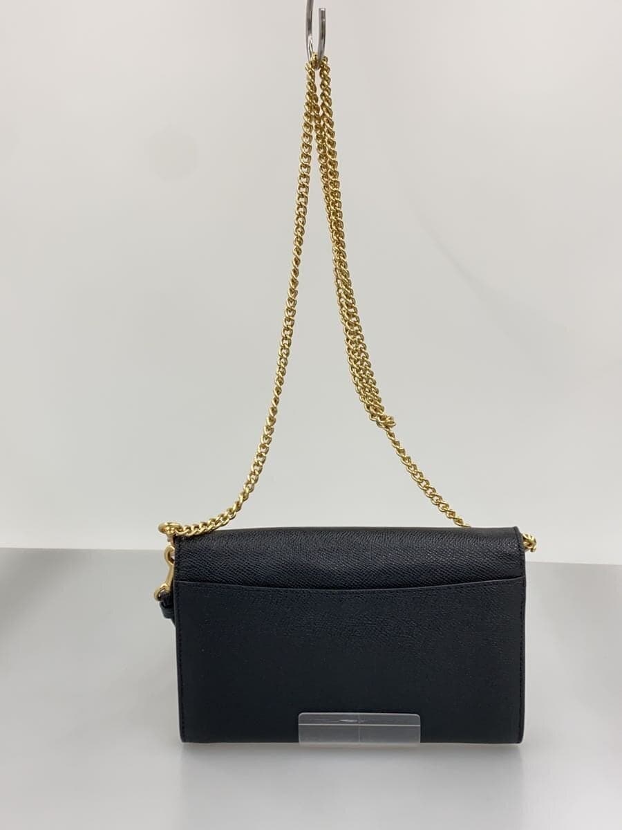 COACH Shoulder Bag Leather Black Solid f33390 3