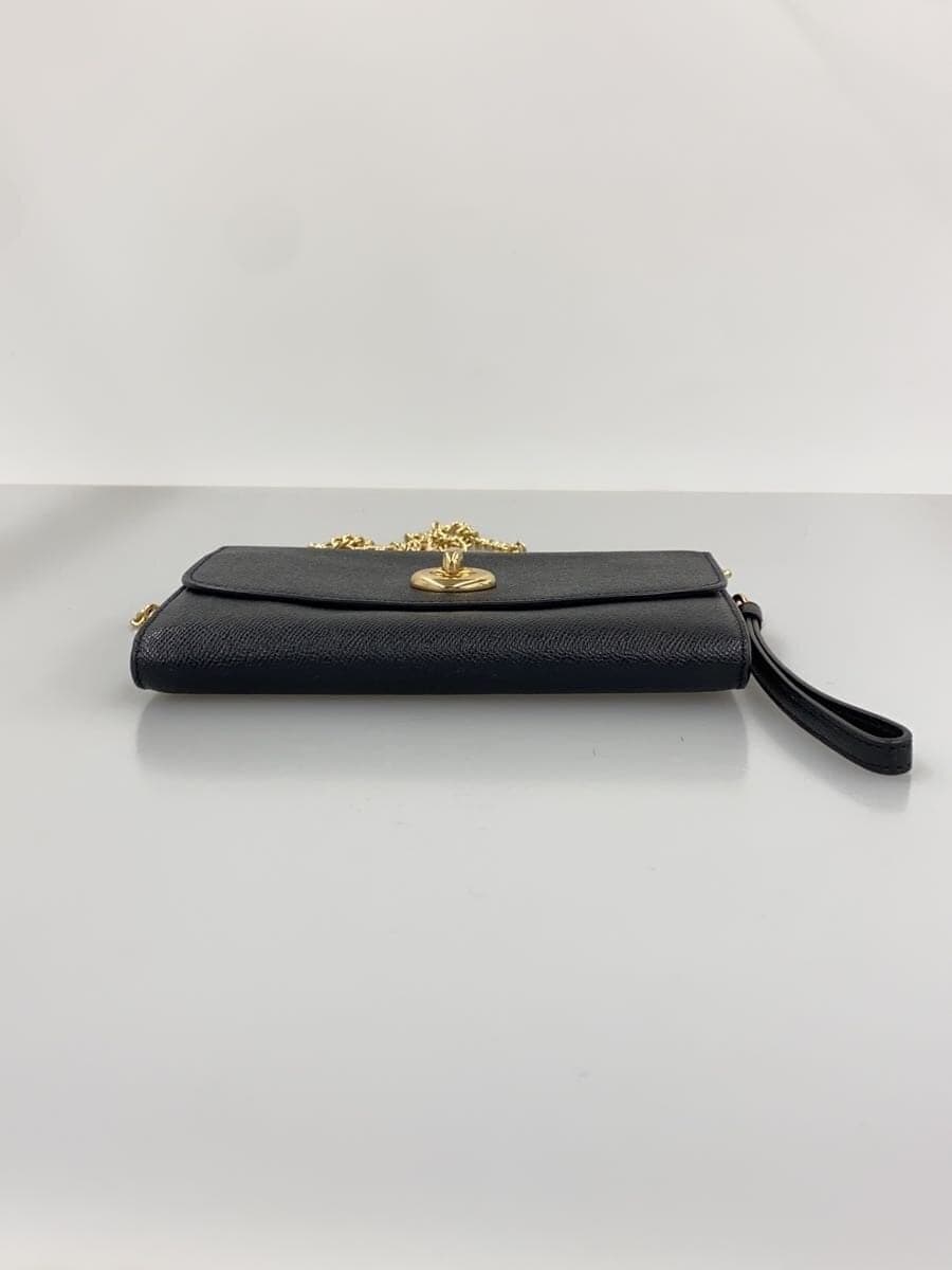 COACH Shoulder Bag Leather Black Solid f33390 4