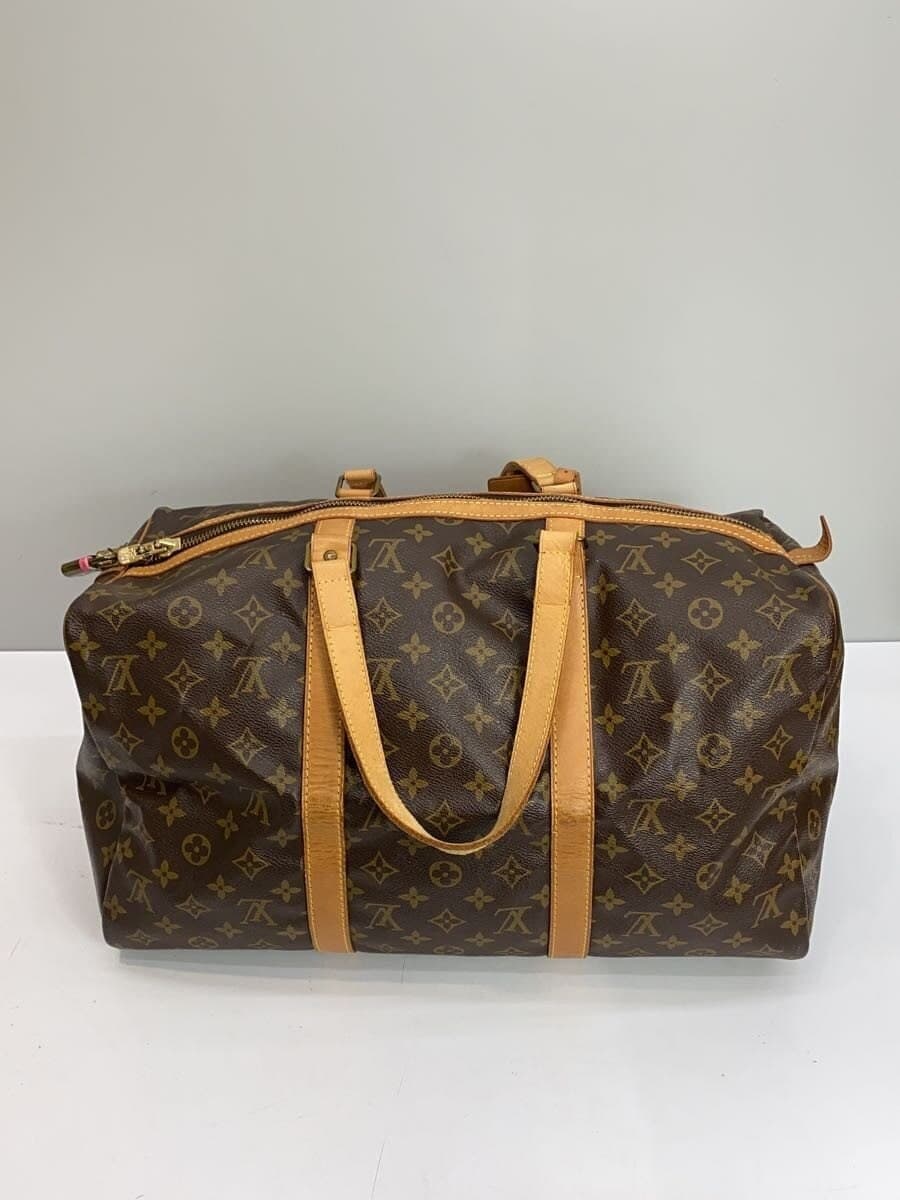 LOUIS VUITTON Keepall 45_Monogram Canvas PVC BRW 3