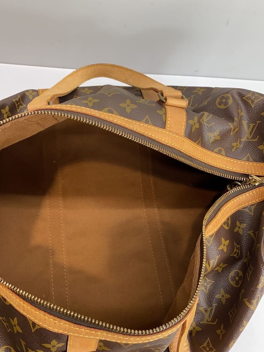 LOUIS VUITTON Keepall 45_Monogram Canvas PVC BRW 6