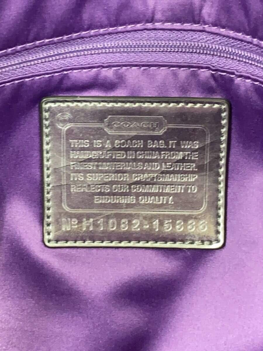 COACH Tote Bag_Poppy_Check Canvas PUP Check 15886 5