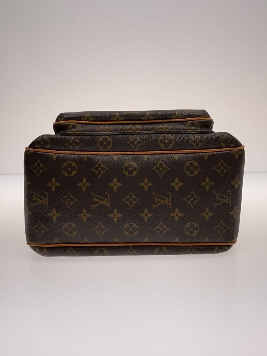 LOUIS VUITTON Ticarl GM_Monogram Canvas PVC BRW M40077 4