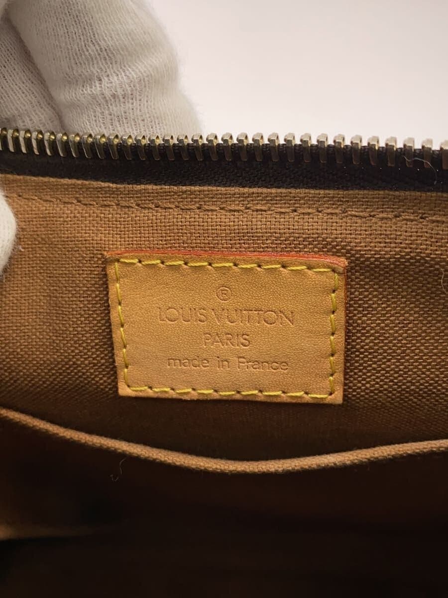 LOUIS VUITTON Ticarl GM_Monogram Canvas PVC BRW M40077 5