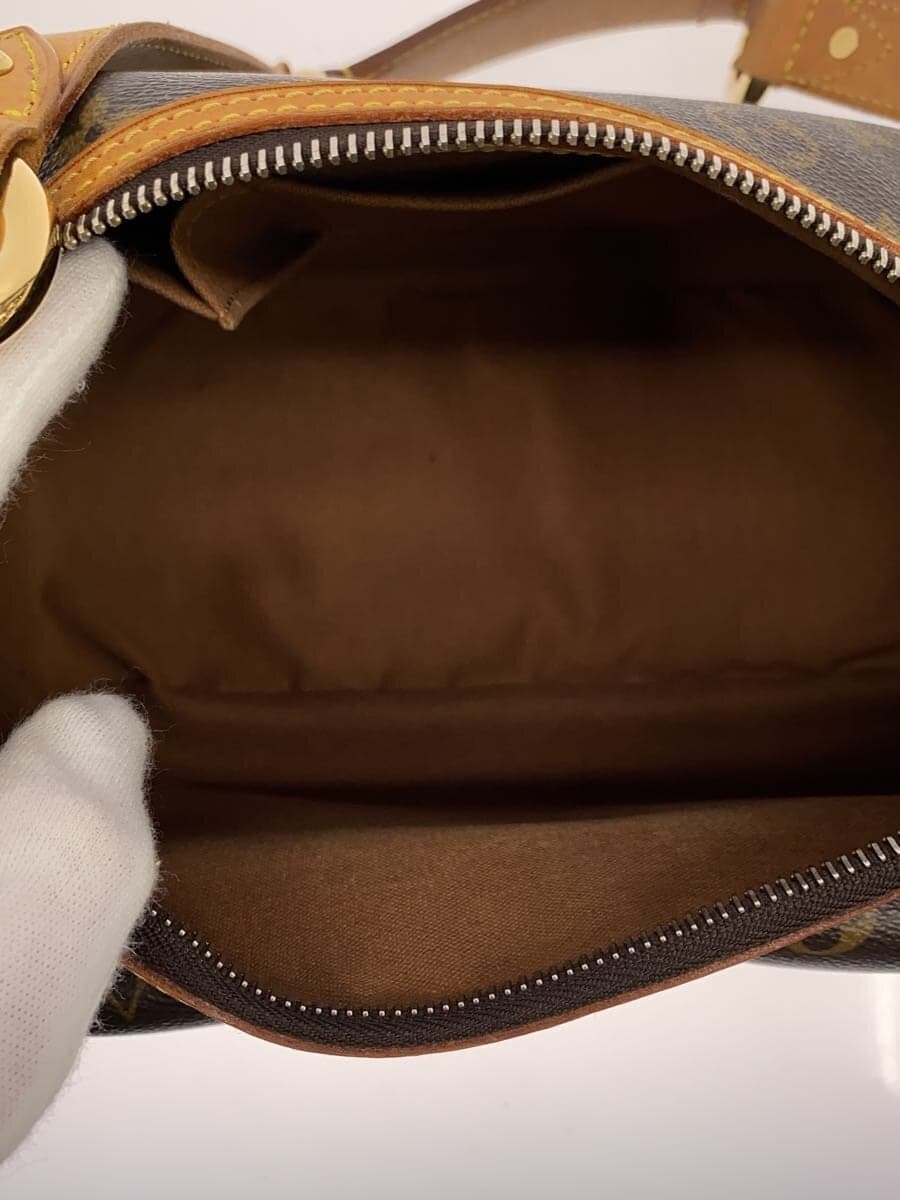 LOUIS VUITTON Ticarl GM_Monogram Canvas PVC BRW M40077 6