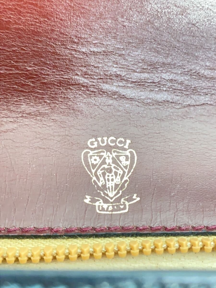 GUCCI Shoulder Bag Leather BLK Solid 5