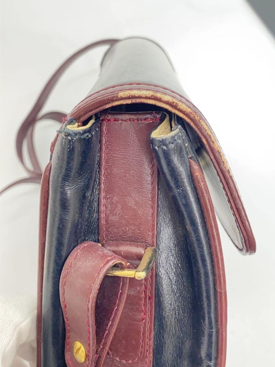 GUCCI Shoulder Bag Leather BLK Solid 8