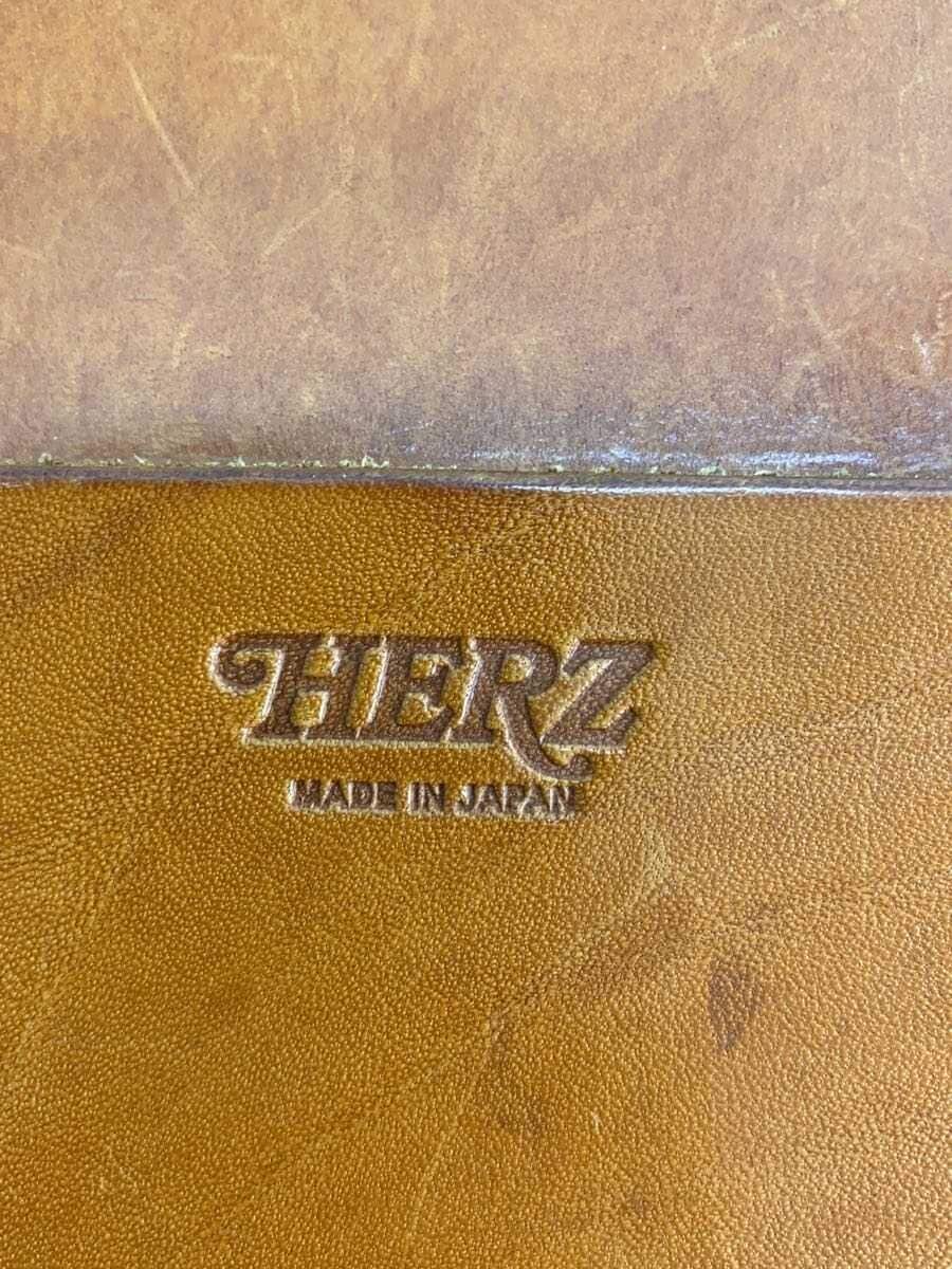 HERZ Shoulder Bag Leather BRW Solid 5