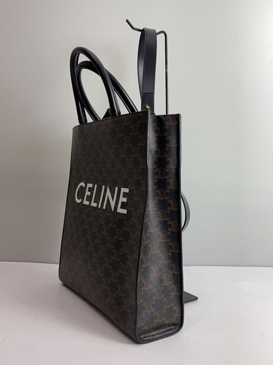 CELINE Tote Bag Leather All Over Pattern 2