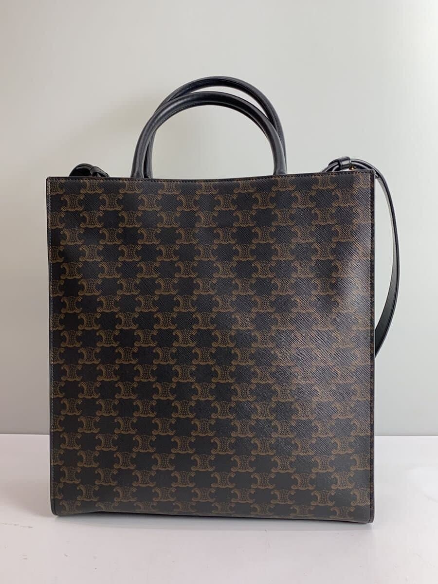 CELINE Tote Bag Leather All Over Pattern 3