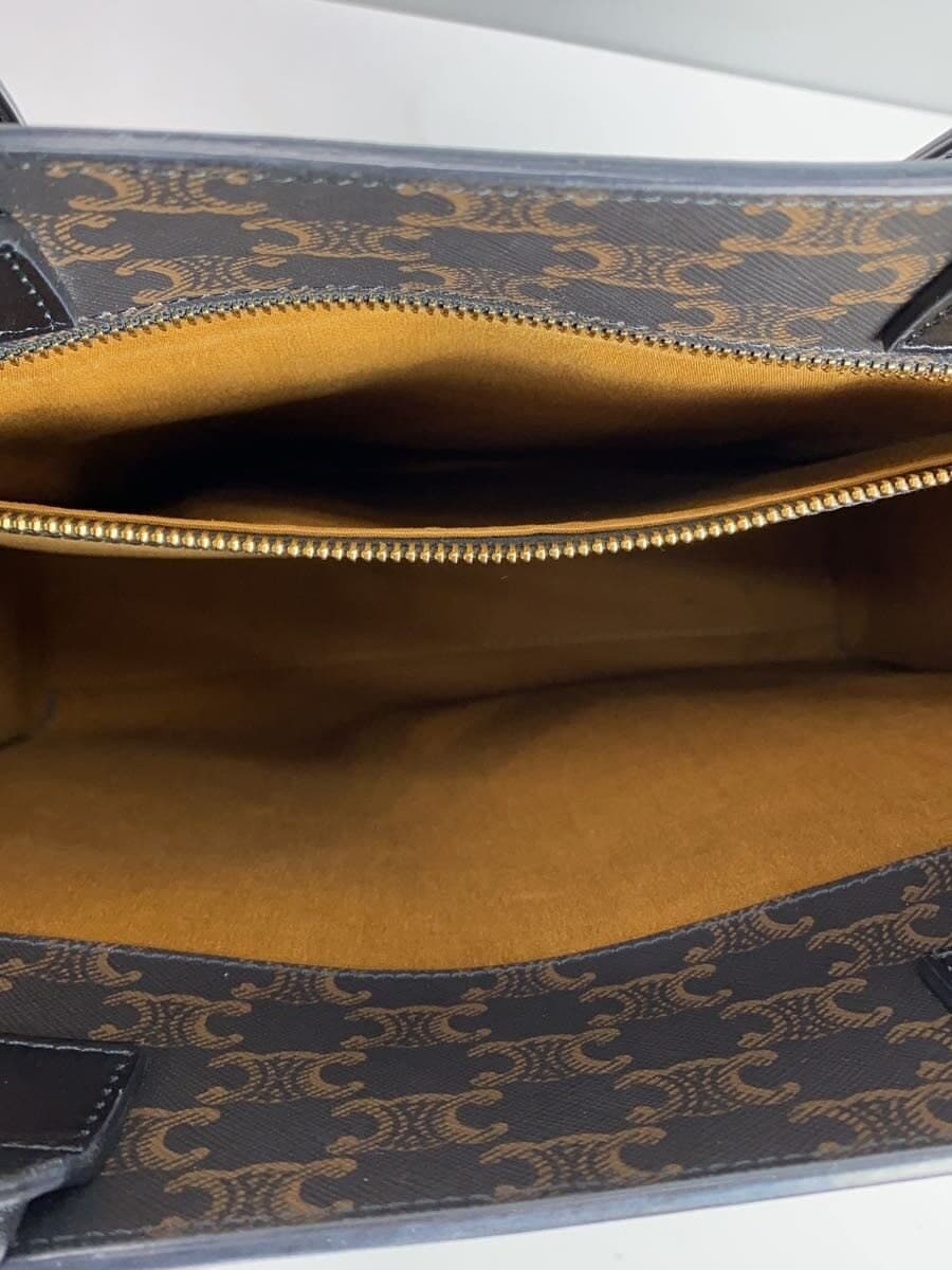 CELINE Tote Bag Leather All Over Pattern 6