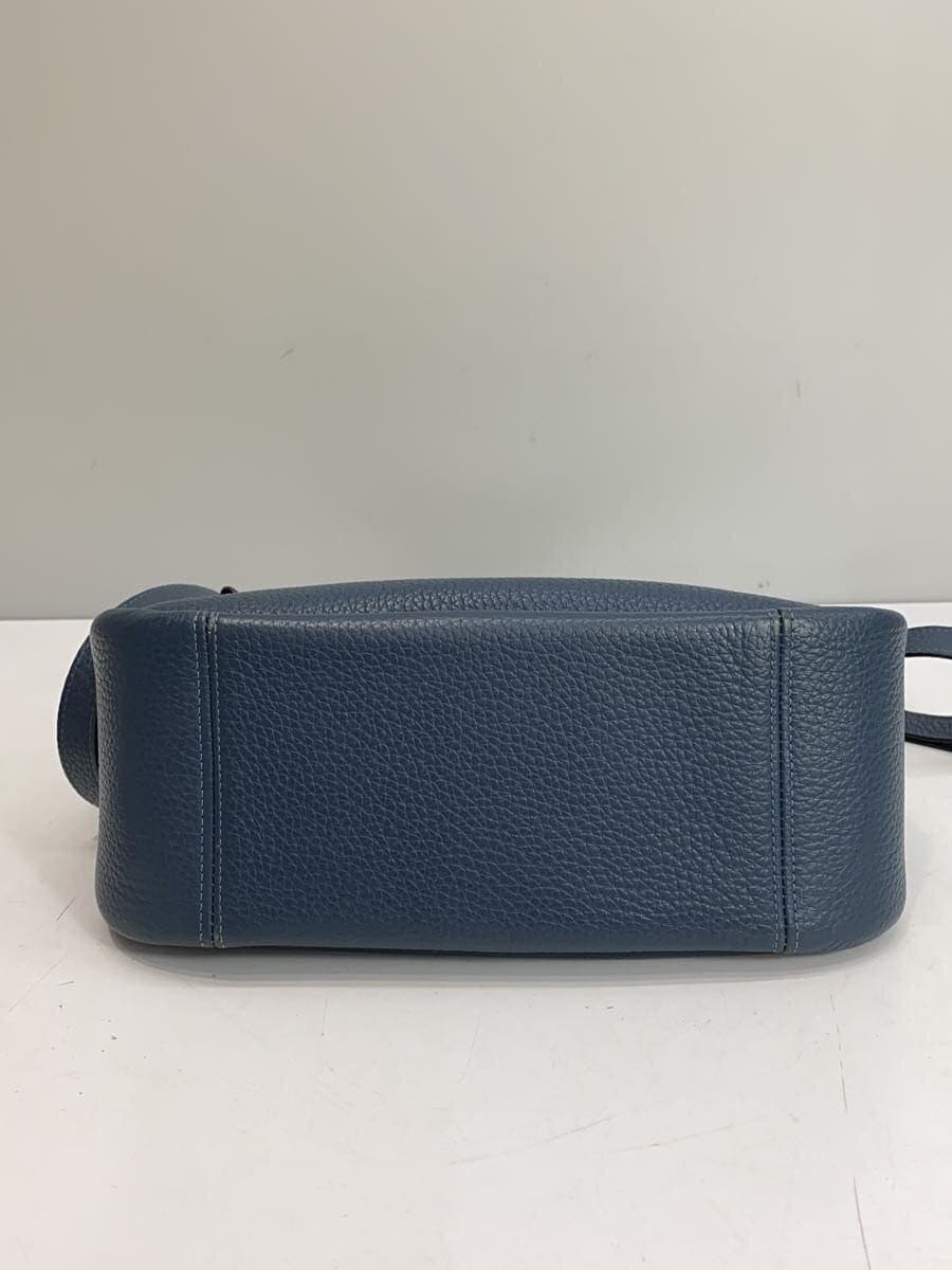 COACH Shoulder Bag Leather BLU Solid M2232 4