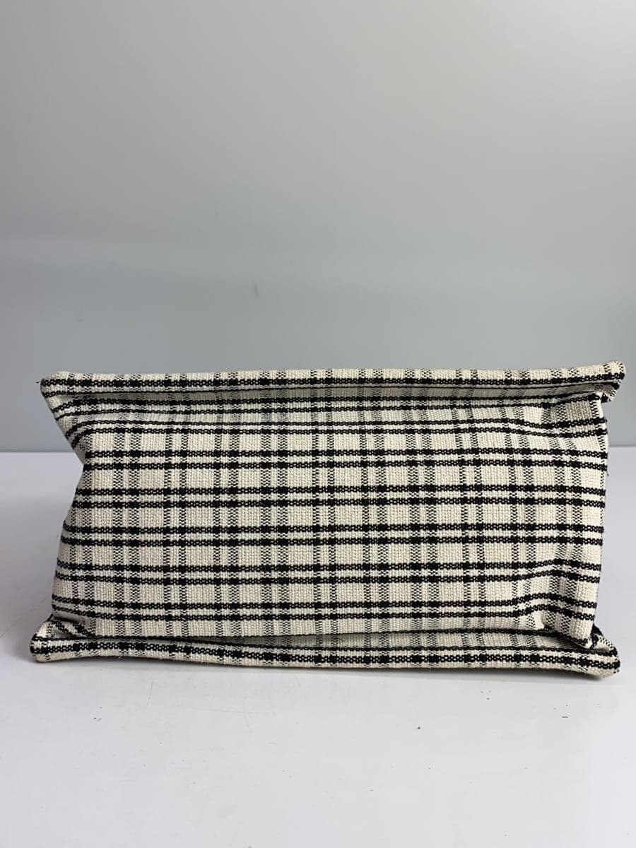 Darich handbag canvas BLK gingham CK 4