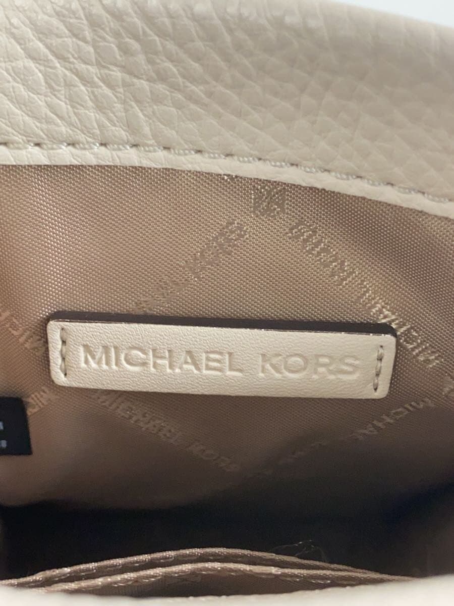 MICHAEL KORS Shoulder Bag Leather White All Over Pattern AV-2309 5