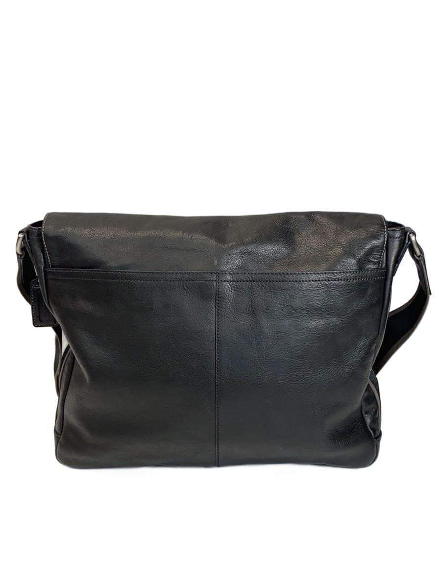 COACH Shoulder Bag Leather BLK F70555 3