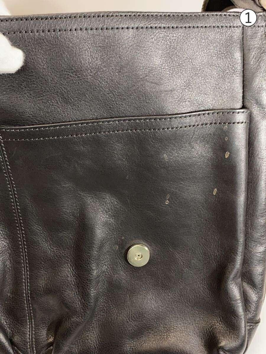 COACH Shoulder Bag Leather BLK F70555 8