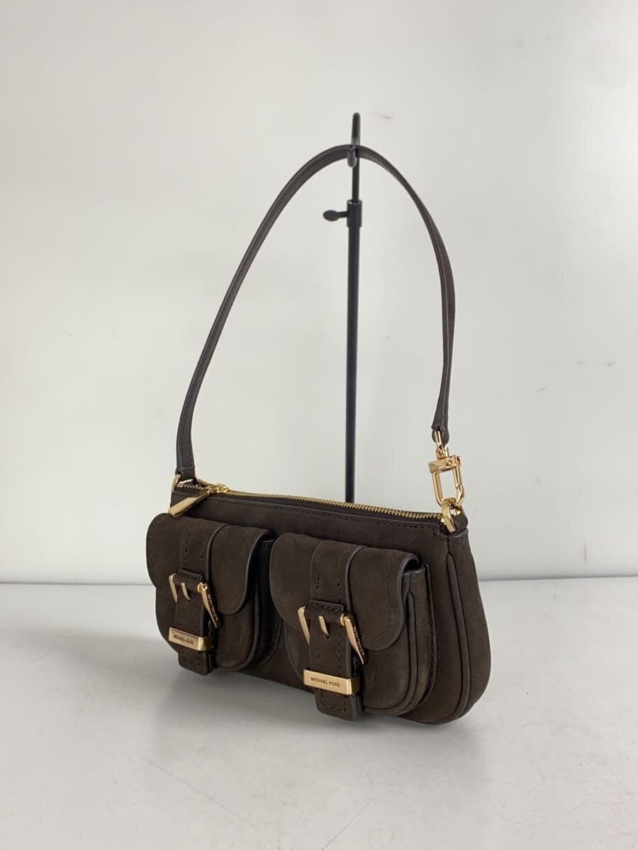 MICHAEL KORSZOE Shoulder Bag Pochette Leather Brown AV-2505 2