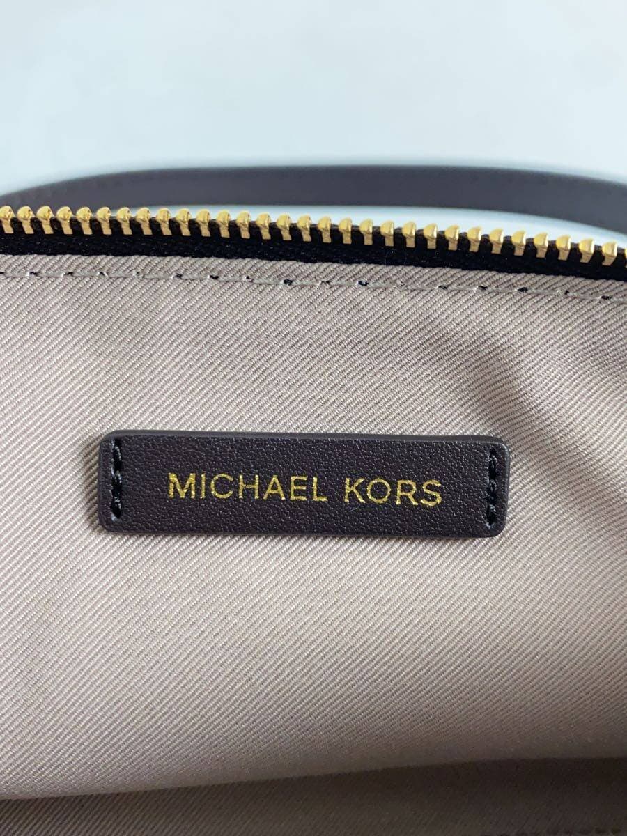 MICHAEL KORSZOE Shoulder Bag Pochette Leather Brown AV-2505 5