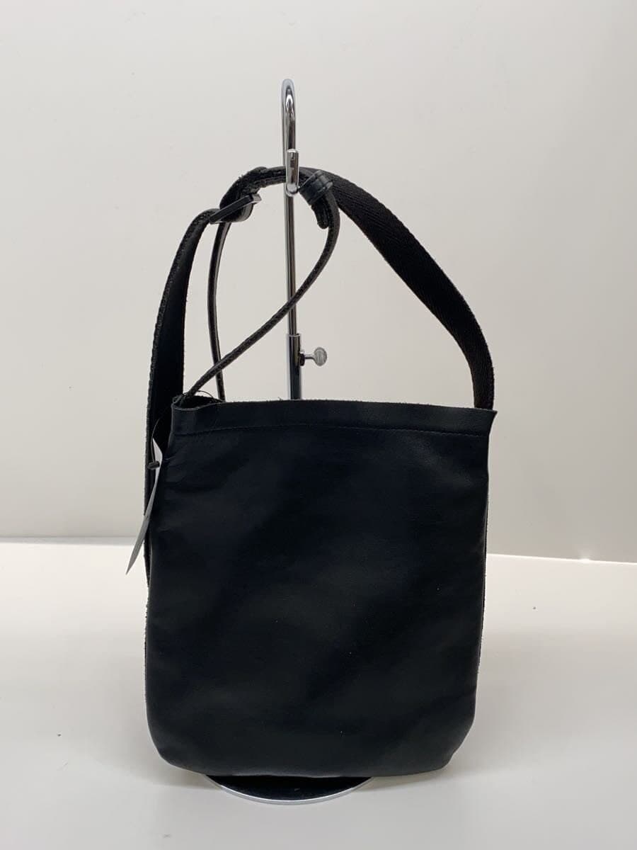 agnes b. shoulder bag leather BLK 3