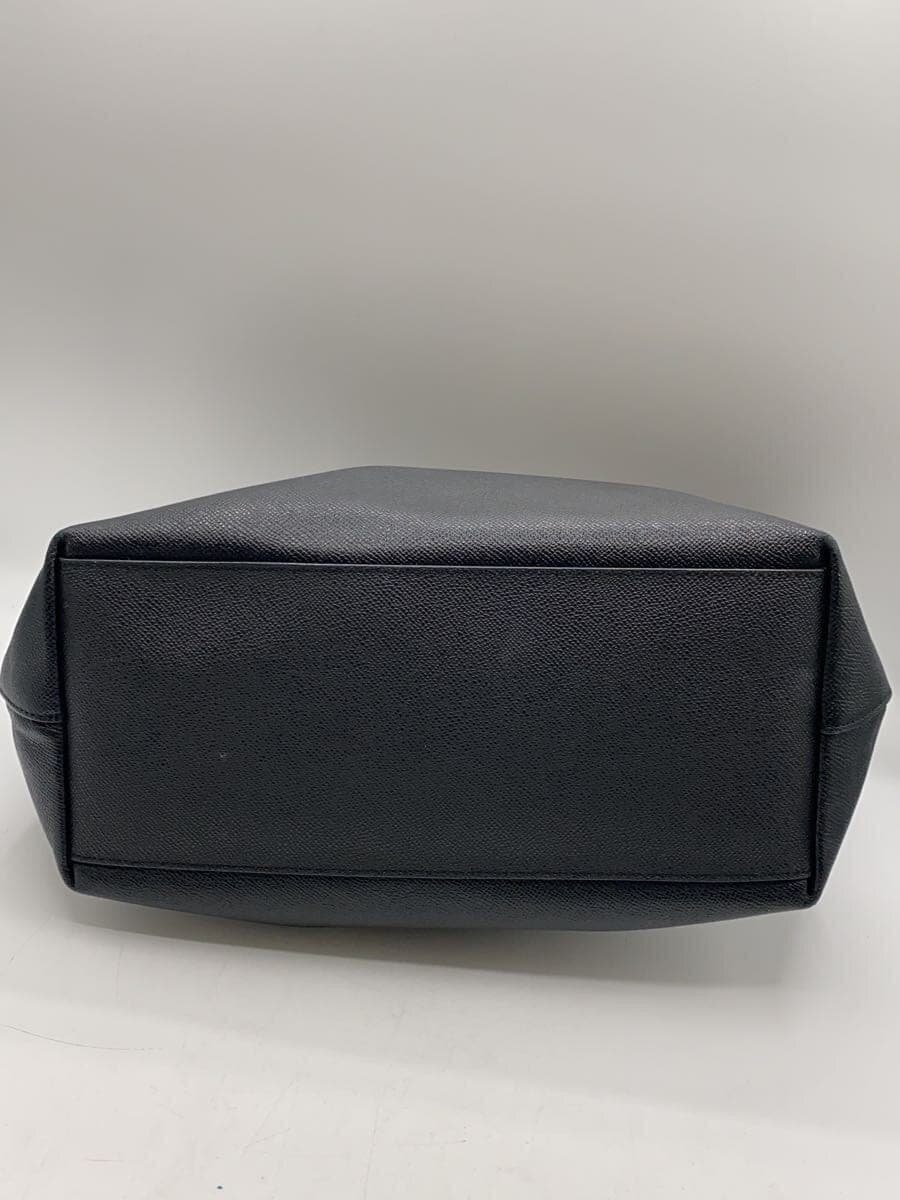 COACH Tote Bag Leather BLK F58846 5