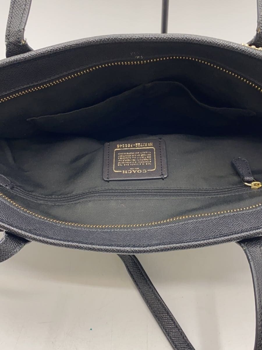COACH Tote Bag Leather BLK F58846 9