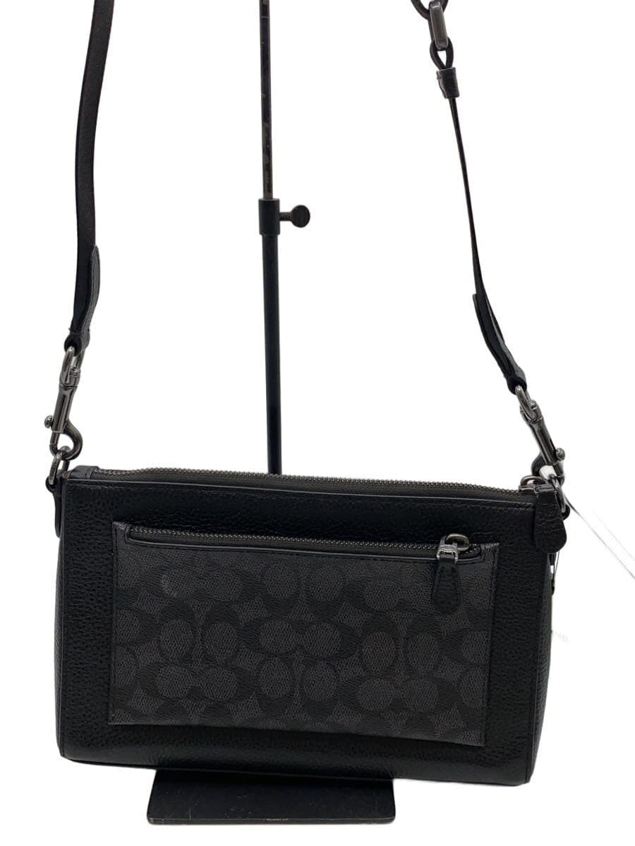 COACH Holden Signature Shoulder Bag Leather BLK CW372