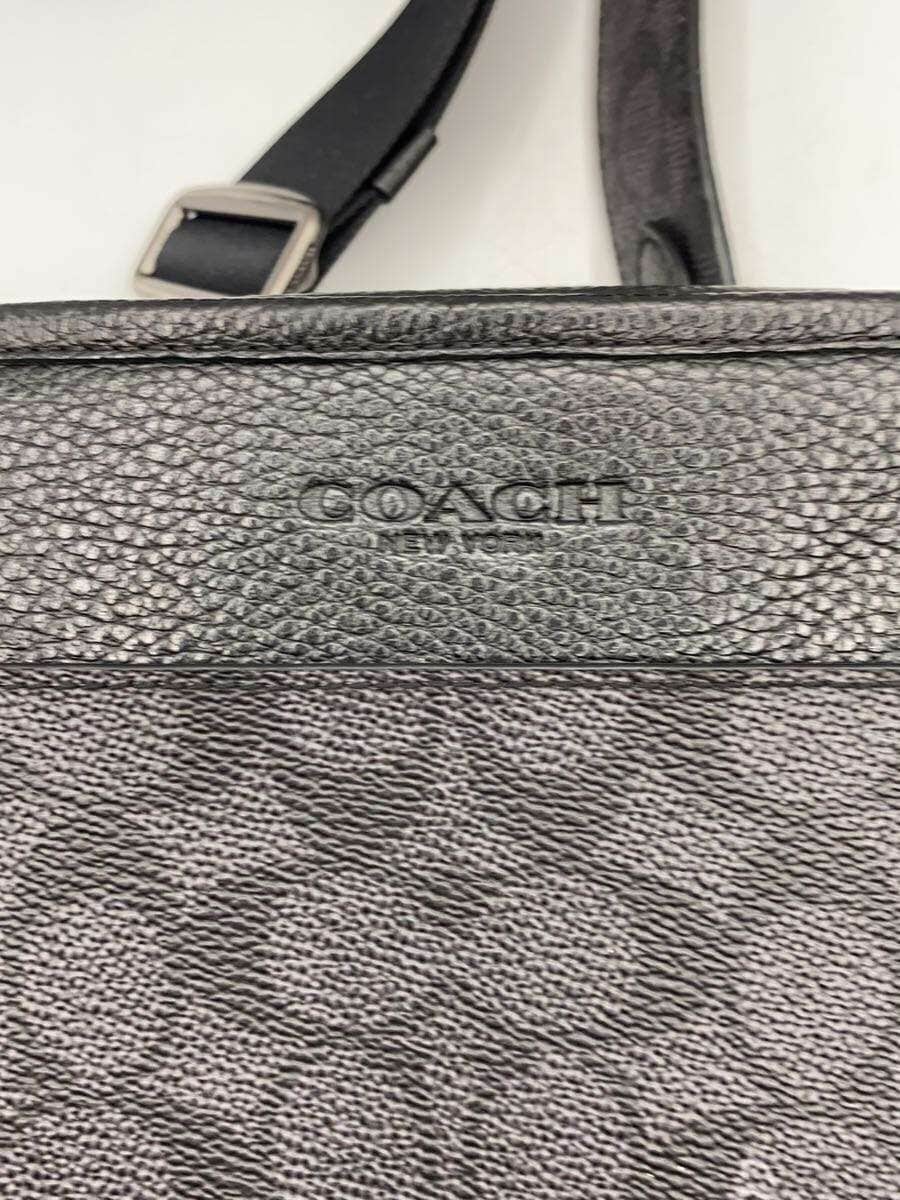 COACH Sullivan Crossbody Shoulder Bag Leather GRY All Over Pattern CW388 5