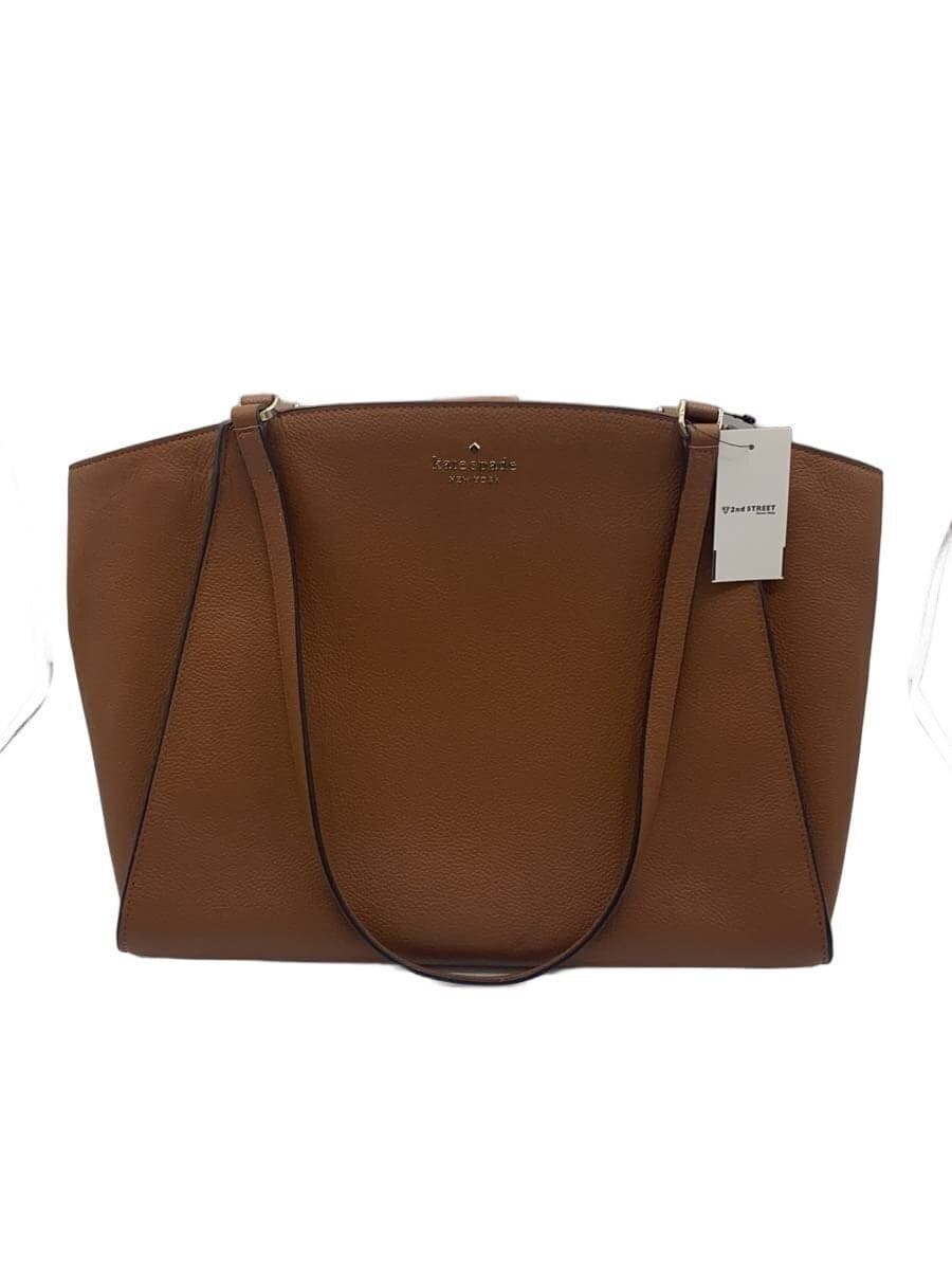 kate spade new york Tote Bag Leather BRW Solid