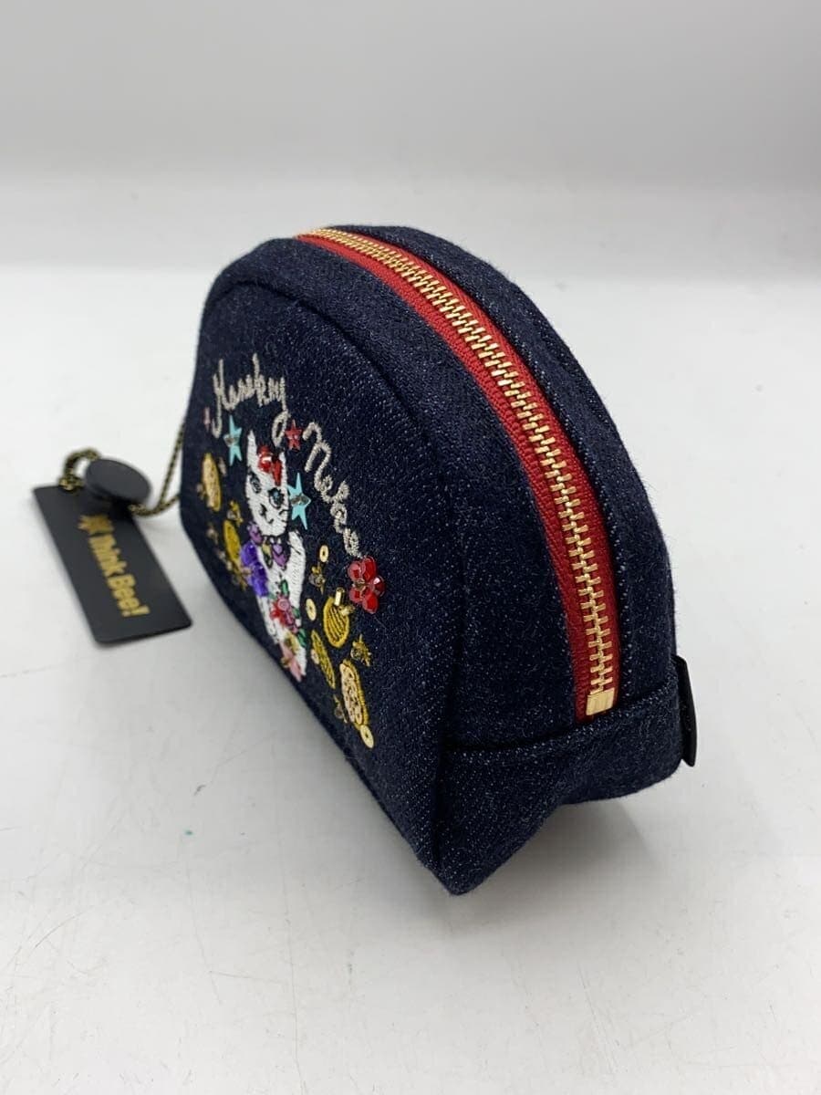 Think Bee! Lucky Cat & Estacion With You Pouch Cotton IDG A002581 2