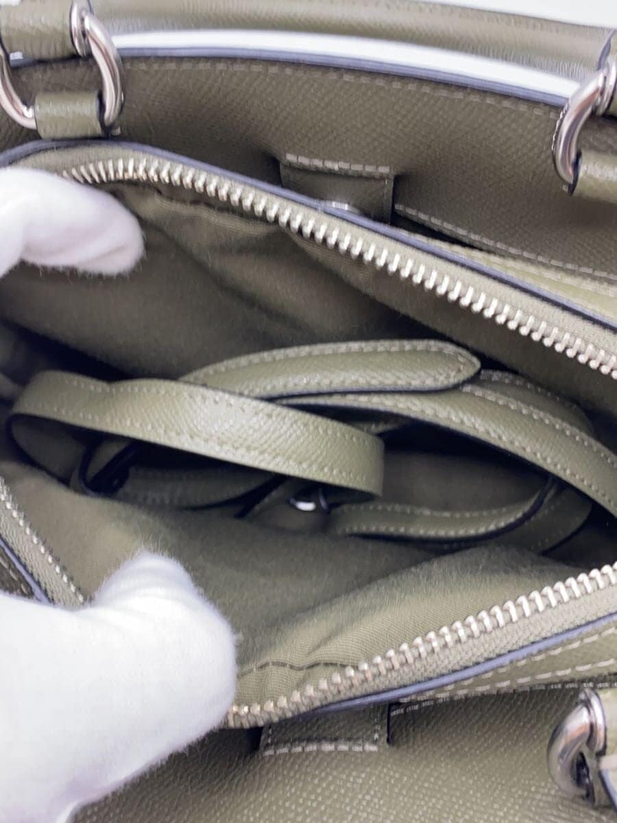 COACH Shoulder Bag Leather GRN 91146 6