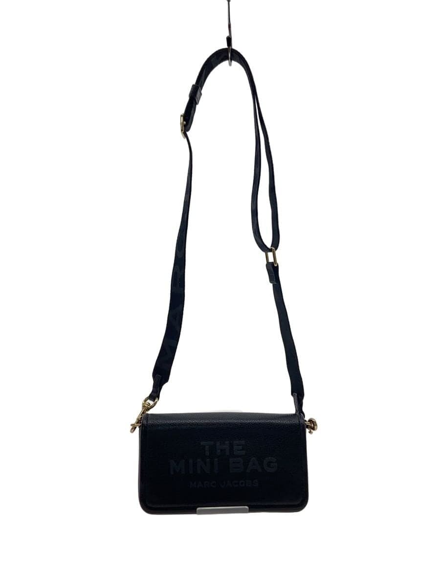 MARC JACOBSTHE MINI BAG Shoulder Bag Leather BLK Solid