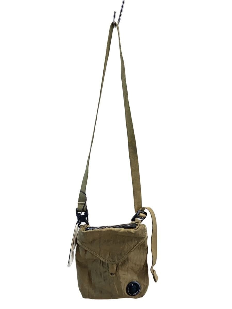 C.P.COMPANYNYLON B LENS SHOULDER PACK Nylon KHK Solid 11cmac113a