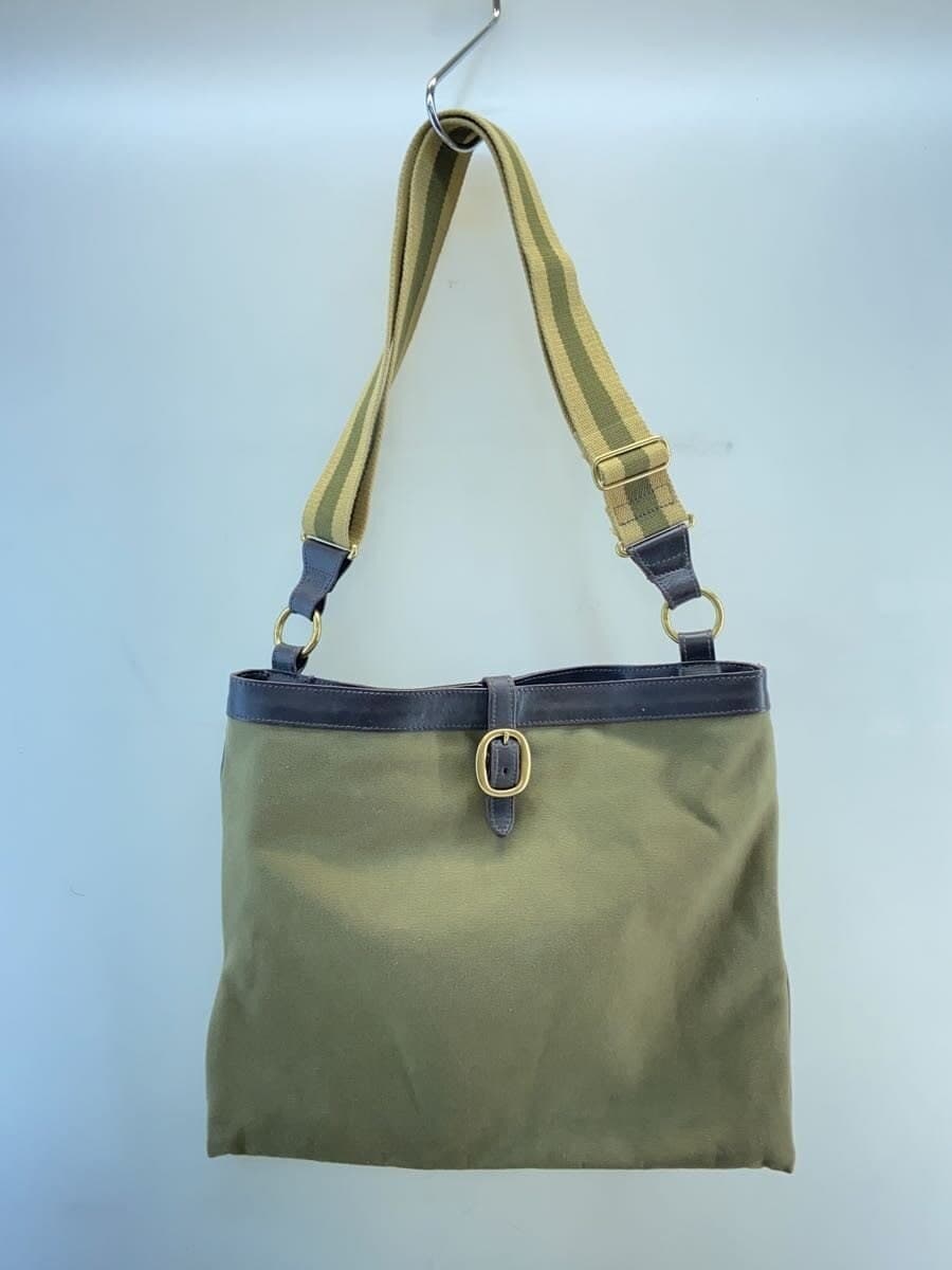 J&M DAVIDSON Shoulder Bag Canvas KHK 3