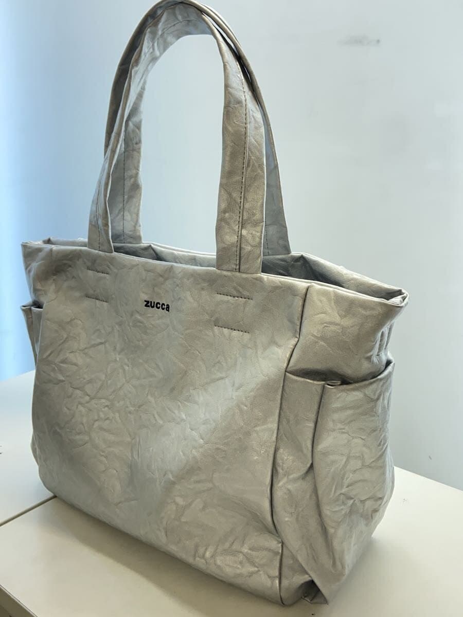 ZUC Capo emboss Tote Bag SLV Solid 2