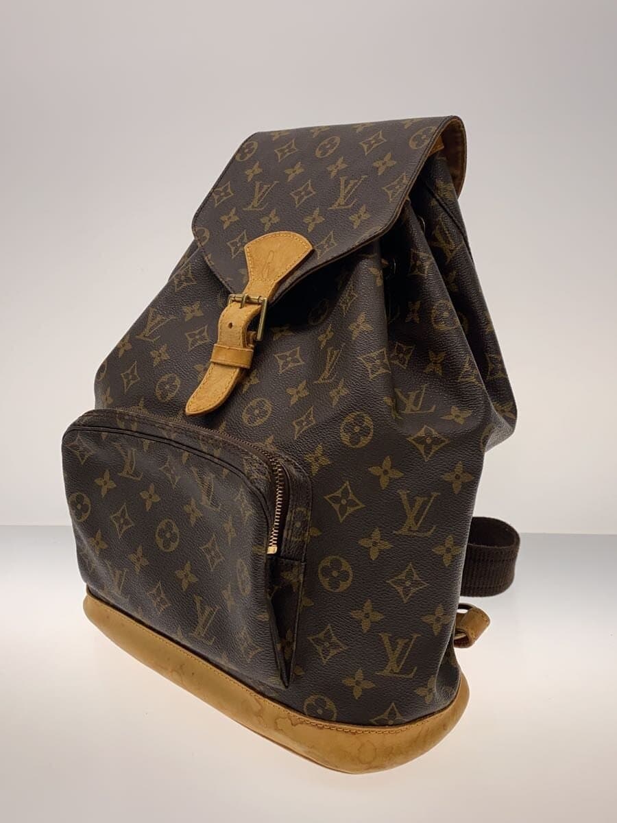 LOUIS VUITTON Montsouris _Monogram Canvas PVC BRW 2