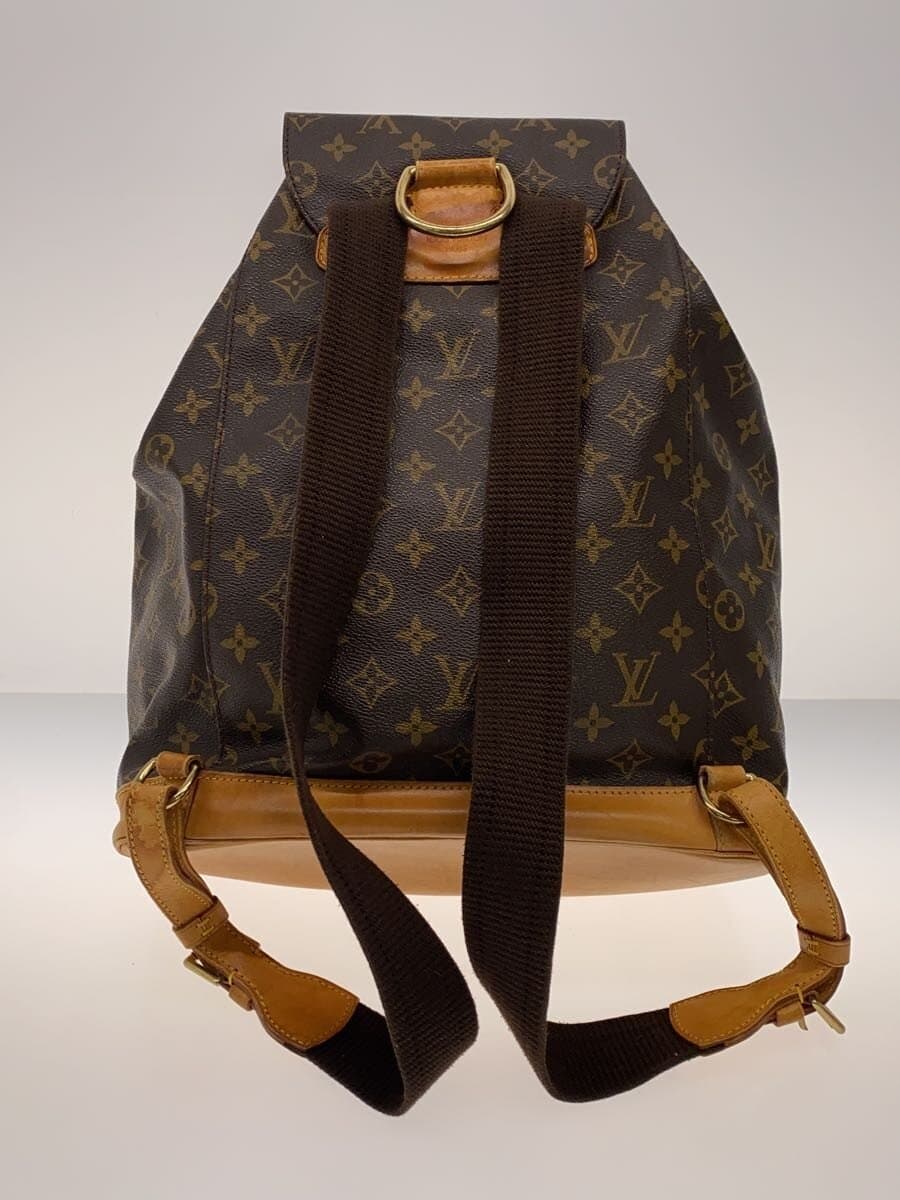 LOUIS VUITTON Montsouris _Monogram Canvas PVC BRW 3