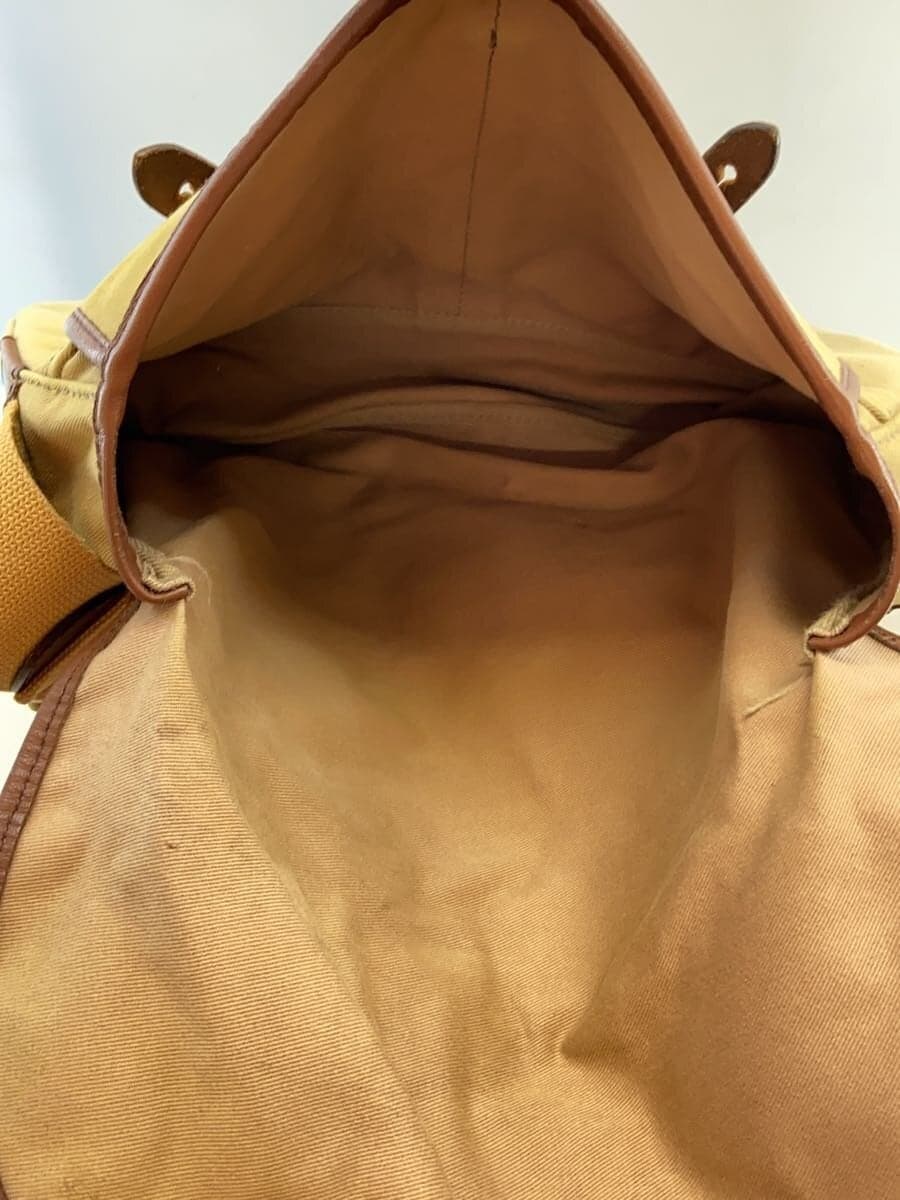 BRADY Shoulder Bag Canvas KHK Solid 6