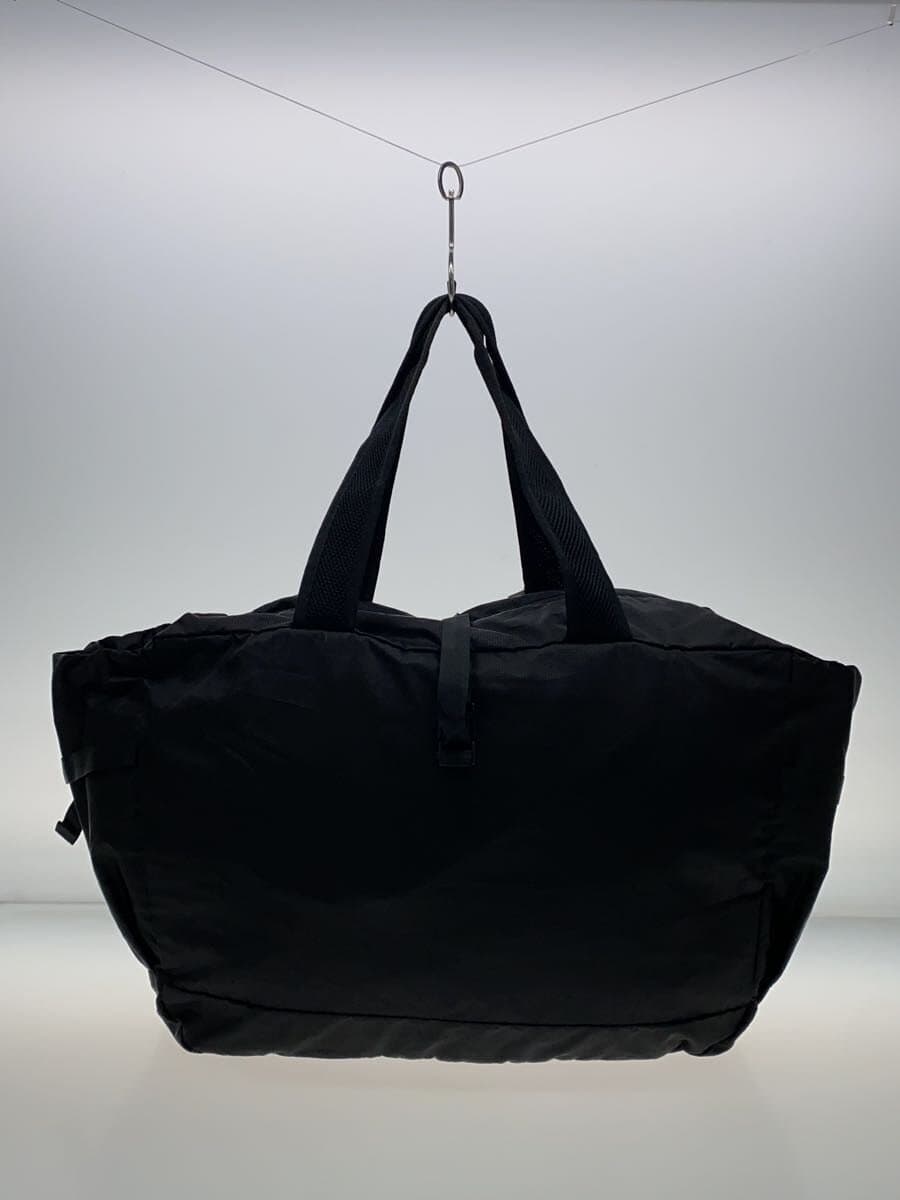agnes b VOYAGE Boston Bag Nylon Black Solid QS31 3