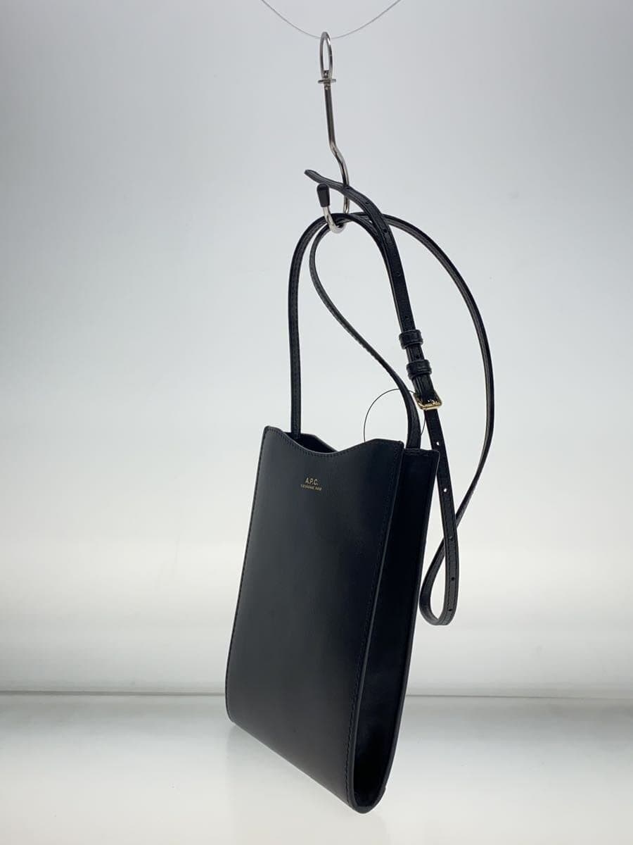 A.P.C. Shoulder Bag Leather Black 2