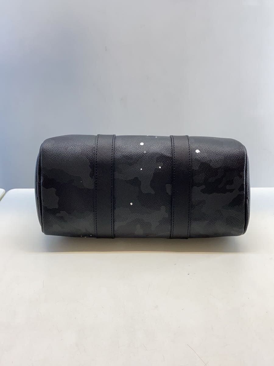 Gentil Bandit Boston Bag Leather Black All-over Print 4