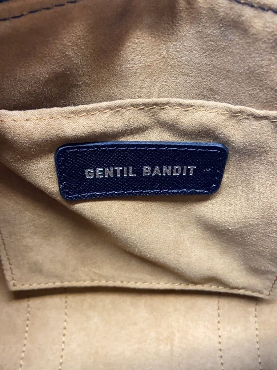 Gentil Bandit Boston Bag Leather Black All-over Print 5