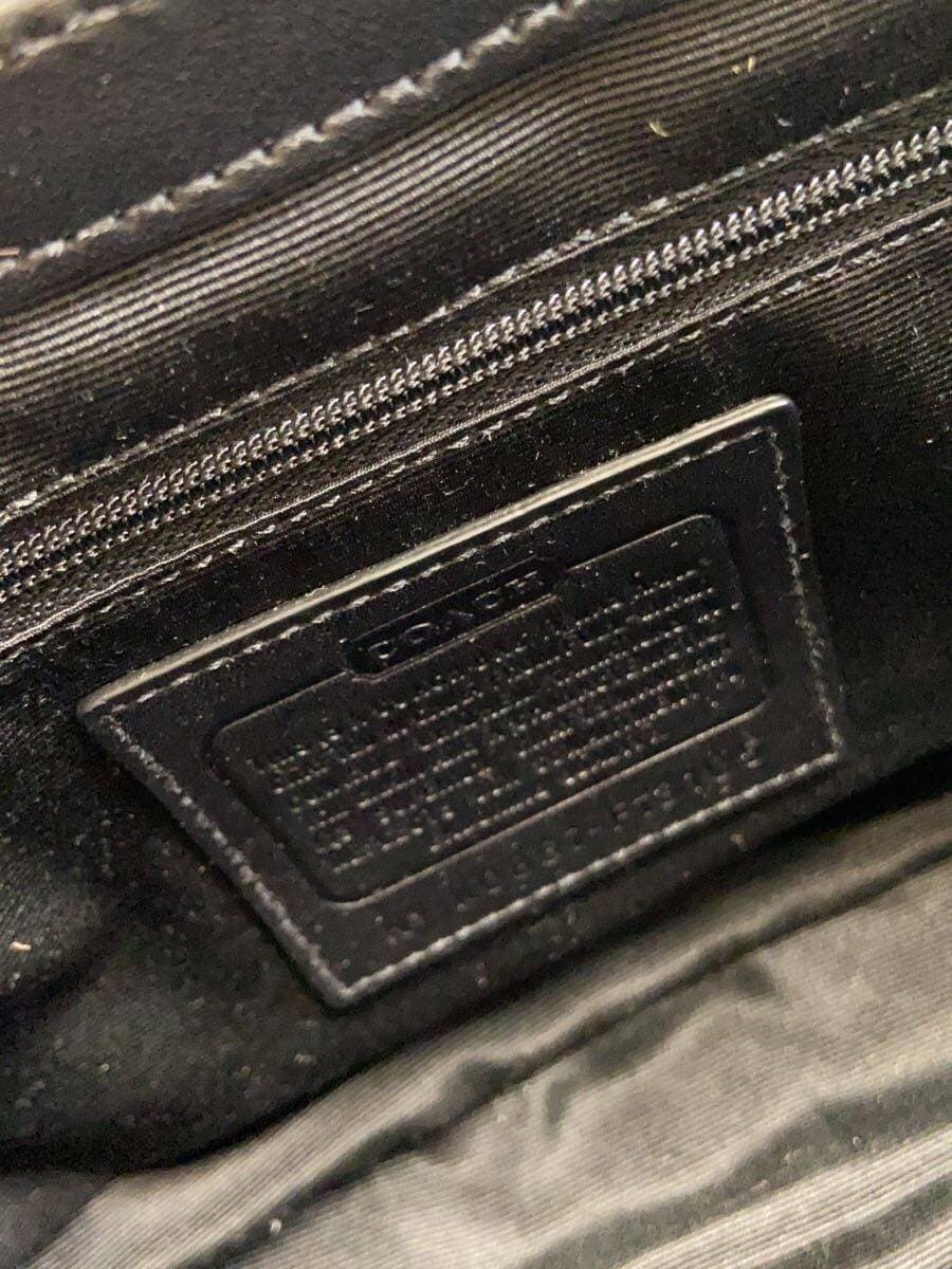 COACH One-Shoulder Bag Shoulder Bag Leather Black Solid Color f13105 5