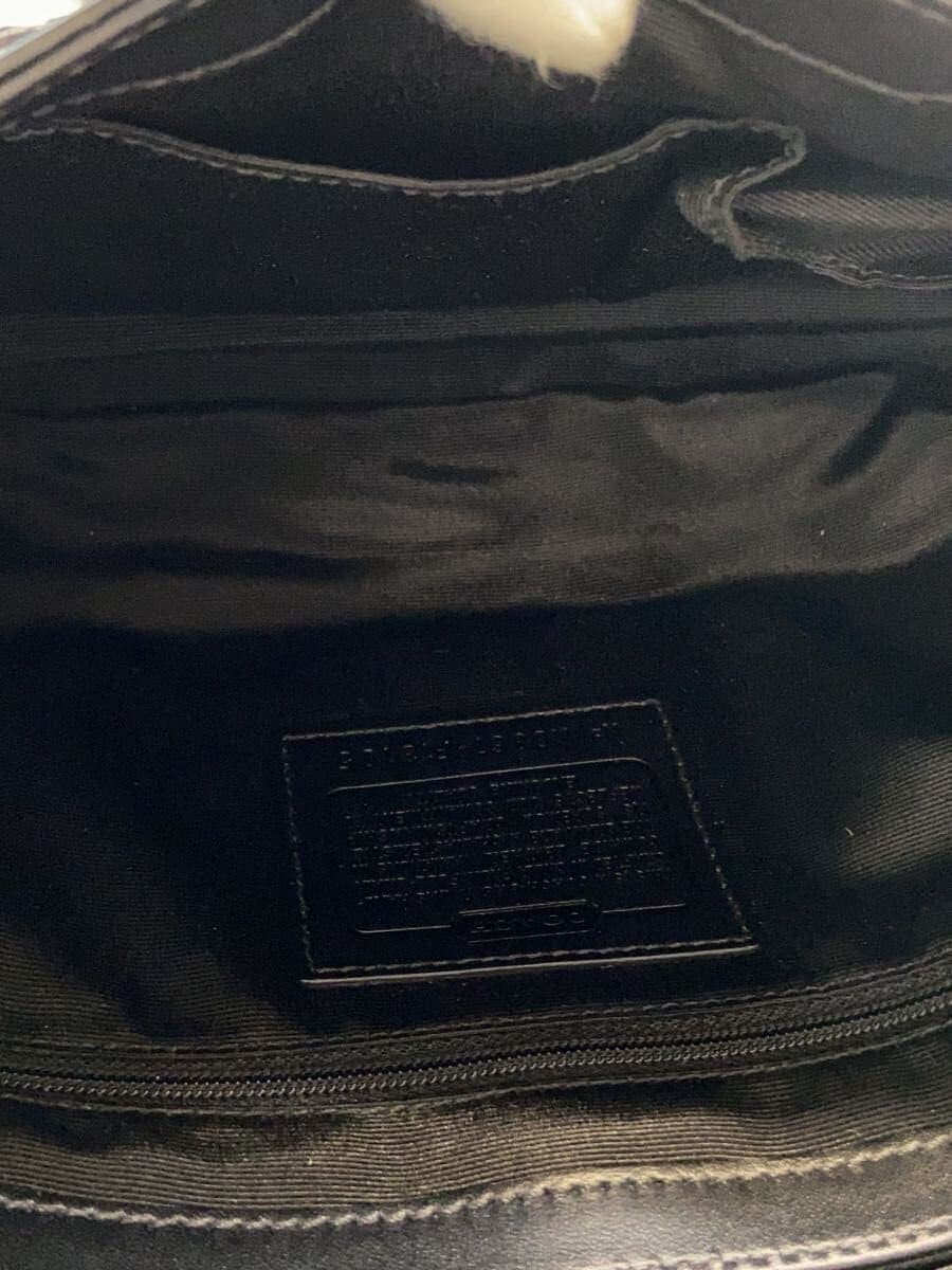 COACH One-Shoulder Bag Shoulder Bag Leather Black Solid Color f13105 6