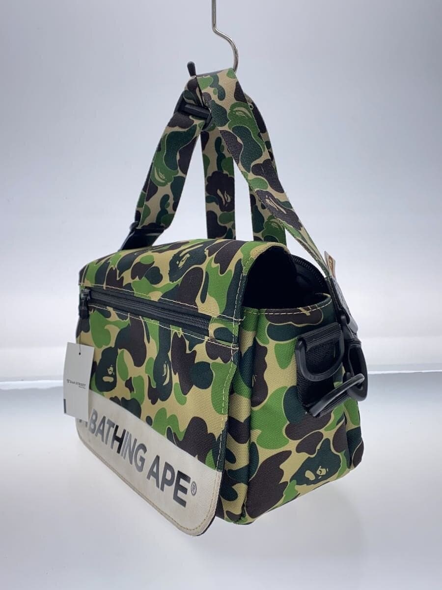 A BATHING APE Shoulder Bag Polyester KHK Camouflage 001GDG201122X Stain pc 2