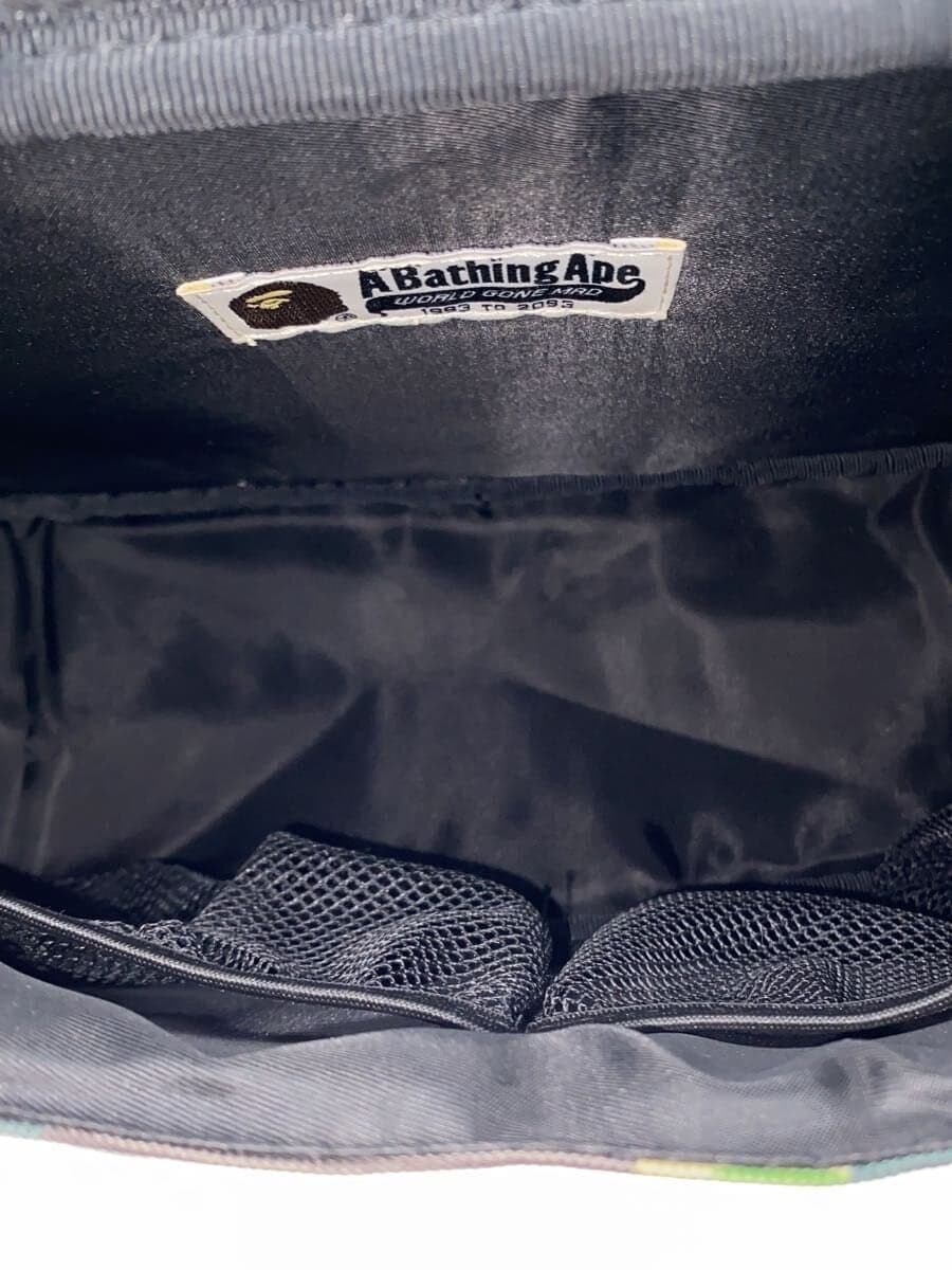 A BATHING APE Shoulder Bag Polyester KHK Camouflage 001GDG201122X Stain pc 6