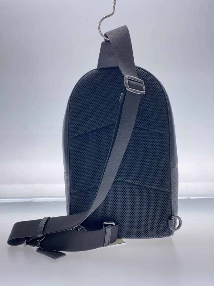 COACH Shoulder Bag Leather BLK All Over Pattern CV924 Signature One Shoulder 3